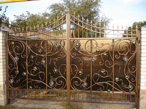 Кованые ворота 039