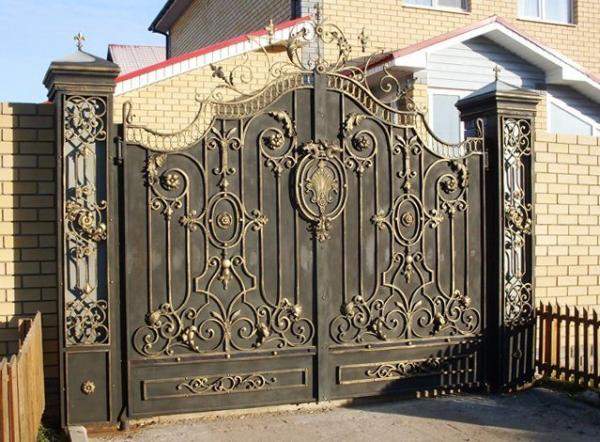 Кованые ворота 042