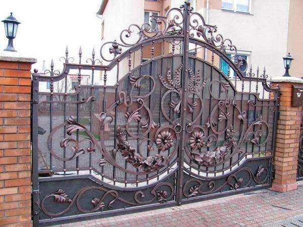 Кованые ворота 045