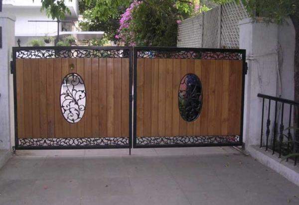 Кованые ворота 057