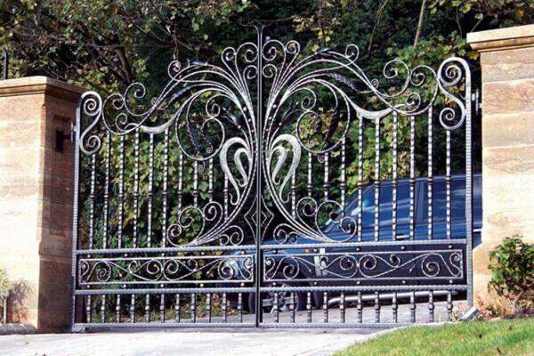 Кованые ворота 058