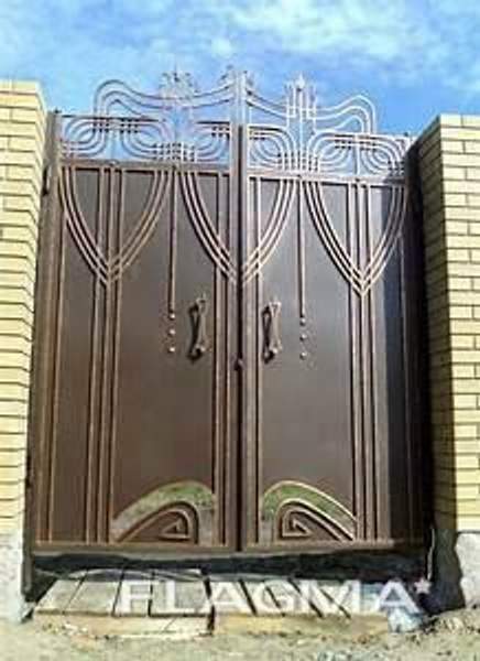 Кованые ворота. Ворота металлические кованные. Ворота из...