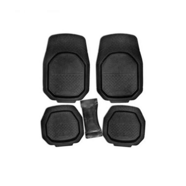 Коврик салона Rain-4 ванночка полиуретан SKYWAY черный 5 предметов п:77.5*55см,с:26*60см,з:48*50.5см