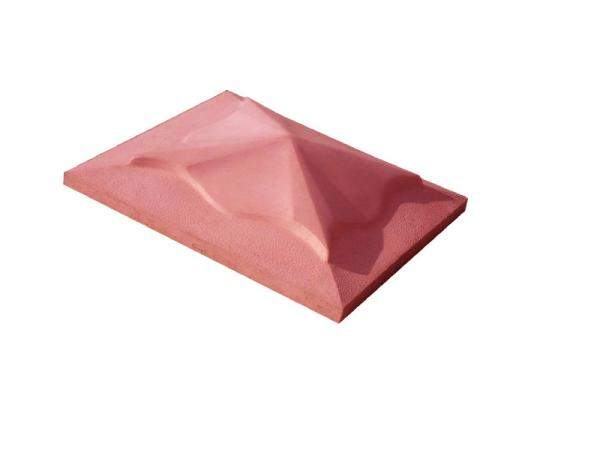 Козырек бетонный 450х450 (красная)