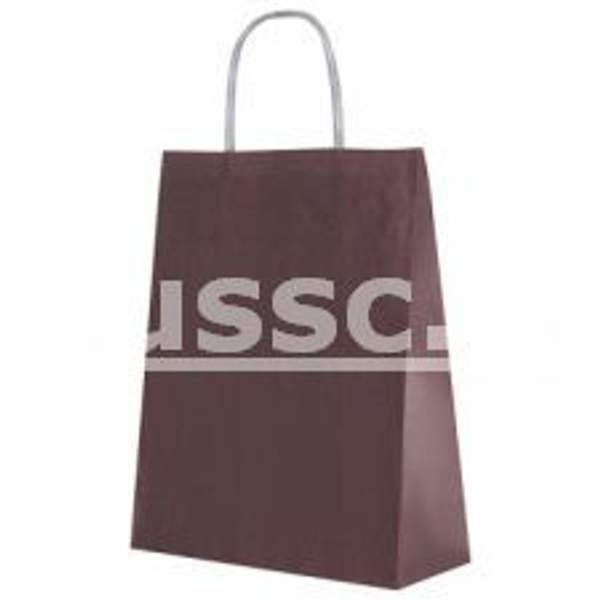 Крафт пакет с кручеными ручками «Шоколад», 32х23х12 см