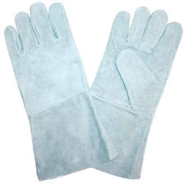 Краги спилковые пятипалые с подкладом