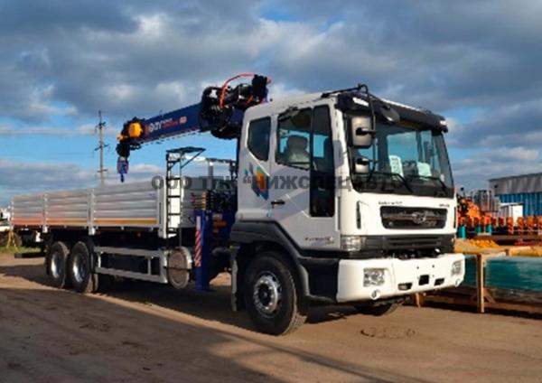 Кран-манипулятор Daewoo Novus CL8CF с КМУ DongYang 2037 минусовой (п.м 31т)