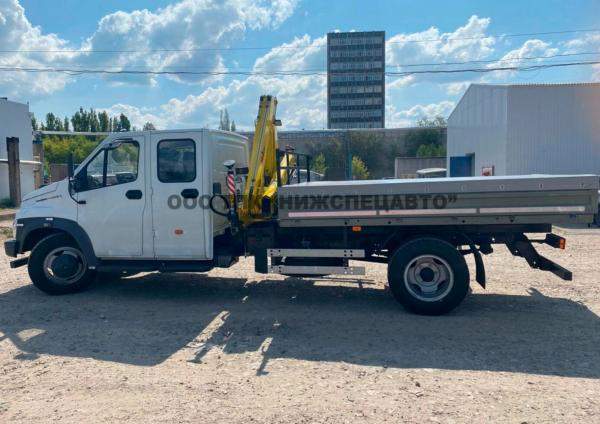 Кран-манипулятор ГАЗ Газон NEXT Фермер с КМУ Hyva 80