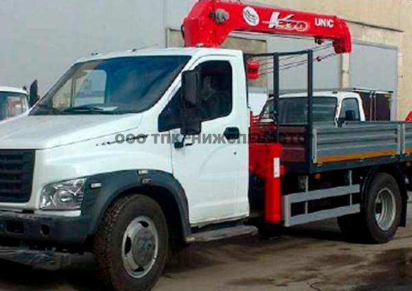 Кран-манипулятор Газон Next с КМУ Unic 373К