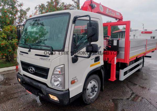 Кран-манипулятор Hyundai Mighty EX8 с КМУ Unic 374К (3т)