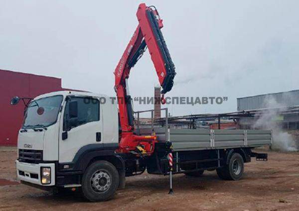 Кран-манипулятор Isuzu FVR 34 с КМУ Fassi 215