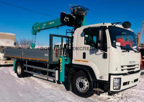 Кран-манипулятор Isuzu FVR 34 с КМУ HKTC 7016