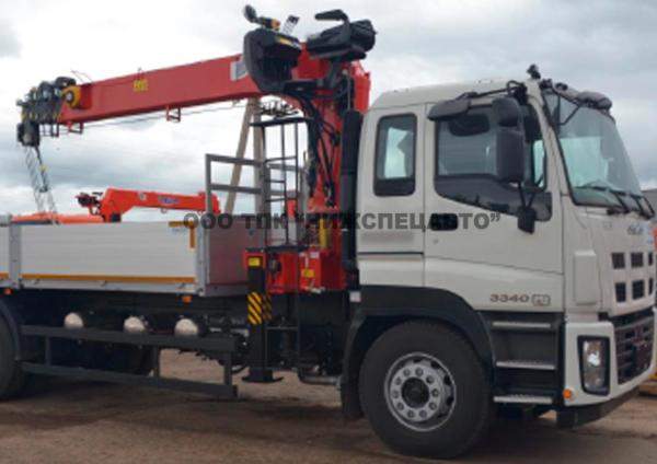 Кран-манипулятор Isuzu GIGA с КМУ Fassi MVF 1556