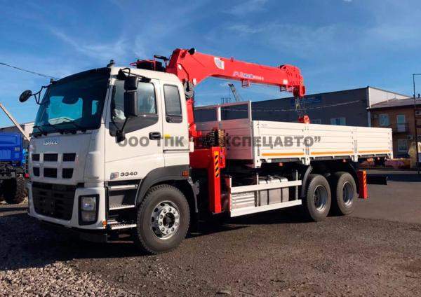 Кран-манипулятор Isuzu GIGA с КМУ Kanglim 2056