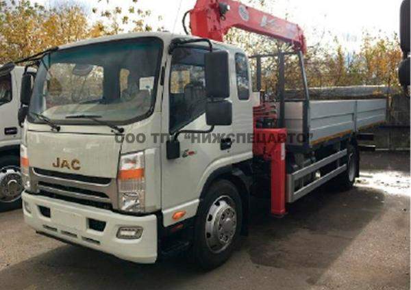 Кран-манипулятор JAC 120 c КМУ UNIC 504 (п.м 12 т)