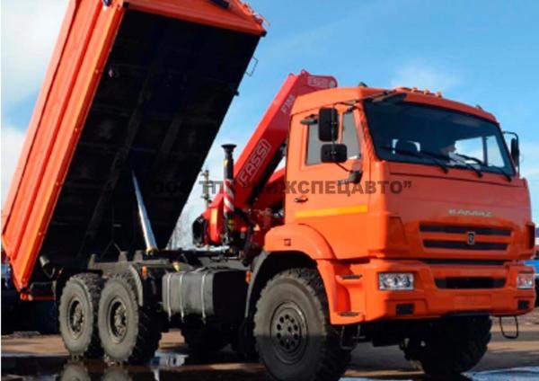 Кран-манипулятор Камаз 43118 с КМУ Fassi 155