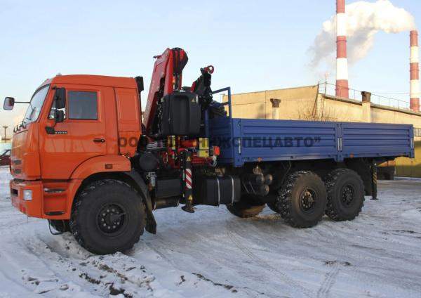 Кран-манипулятор Камаз 43118 с КМУ Fassi 215