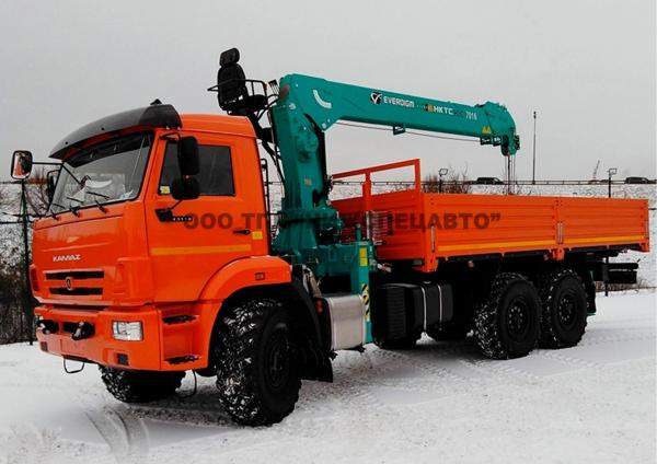 Кран-манипулятор Камаз 43118 с КМУ HKTC HLC-7016L