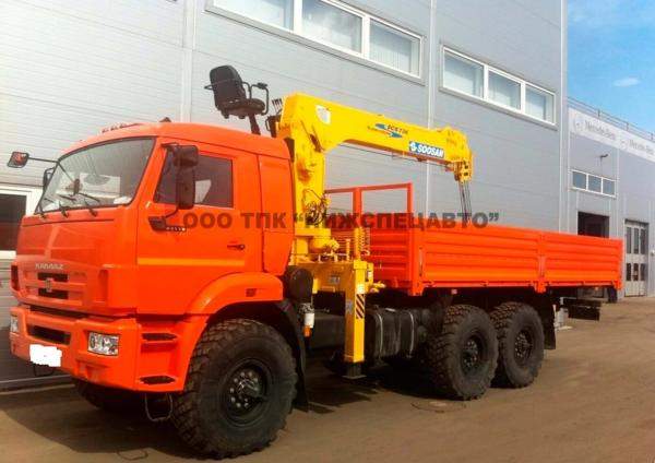 Кран-манипулятор Камаз 43118 с КМУ Soosan 746 L