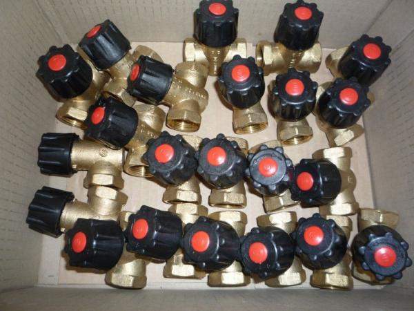 Кран шаровый латунь 11б27п1 м-м, баб. Ду15 Ру16 (САЗ)