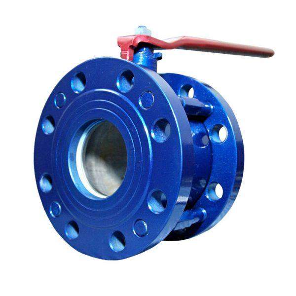 Кран шаровый стальной ДУ 200 JIP/G-FF Ру16 фланцевый редуктором Danfoss