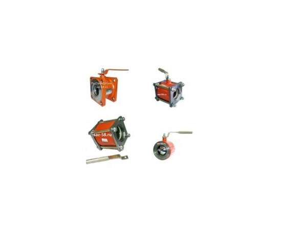 Кран шаровой на бензовоз и топливозаправщик