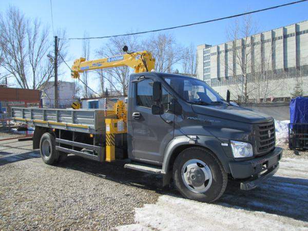 Крано-манипуляторные установки ГАЗОН NEXT (C41R33) + Soosan SCS334 Нижнее управление