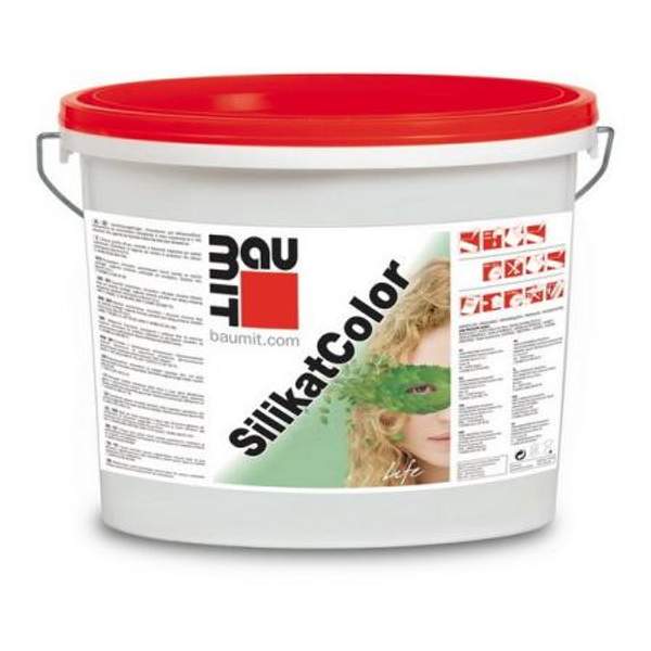 Краска фасадная силикатная «Baumit SilikatColor» 14 л