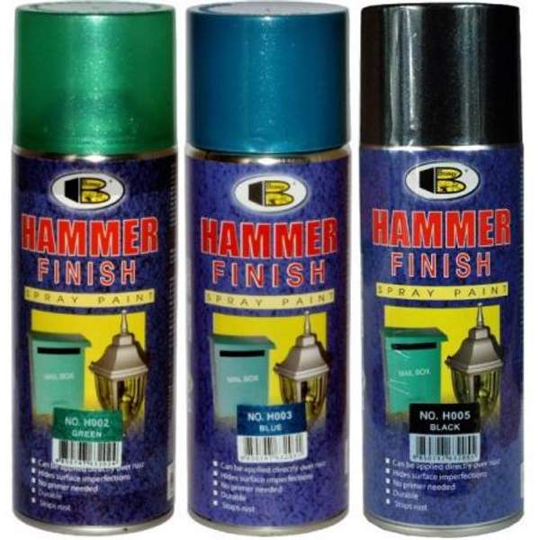 Краска молотковая BOSNY 520мл, 300гр, аэрозольная