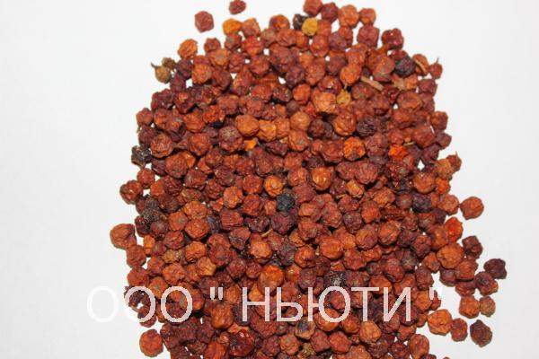Красная рябина сушеная плоды/дробленная