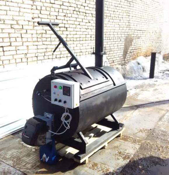 Крематор газовый КГ-100 (на 100 кг.) (Тип исполнения крематора:эконом)