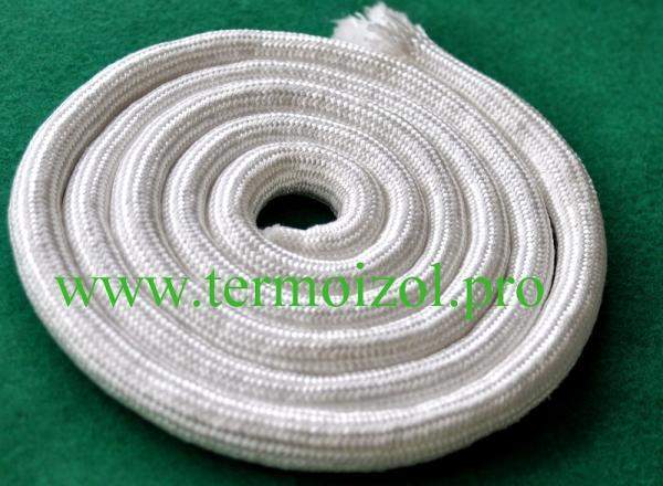 Кремнеземный шнур ШКН(Х) 1-25 (наполненный кремнеземным холстом) (20 метров)