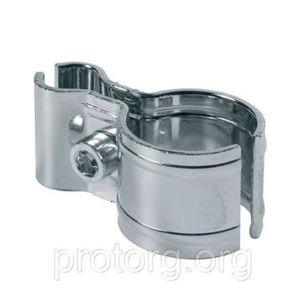 Крепление сетка-труба, хром