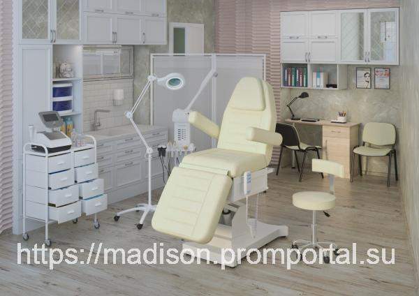 Кресло косметологическое Альфа-11 (электропривод, 3 мотора)