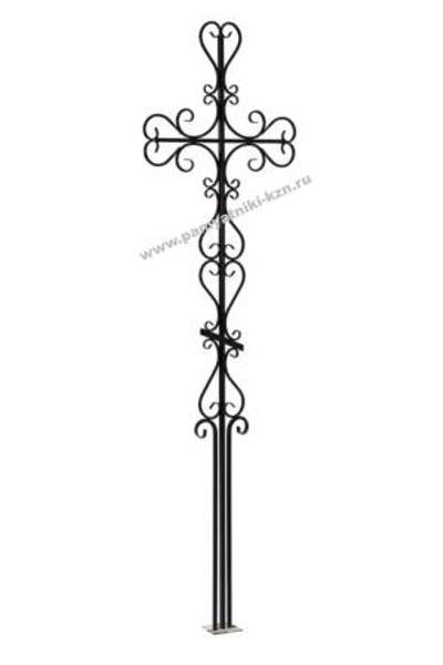 Крест на могилу кованый