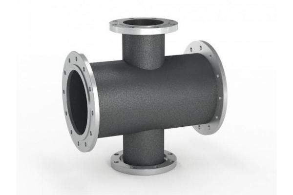 Крестовина стальная фланцевая (крест фланцевый)