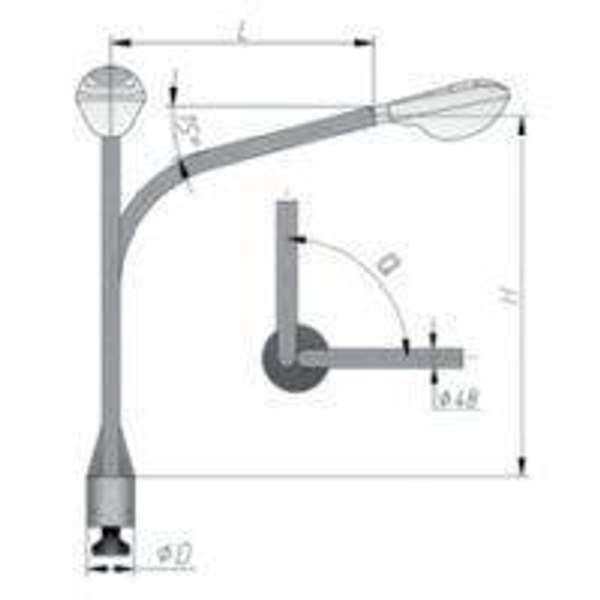 Кронштейн консольный К2К 2-2-108 (133)