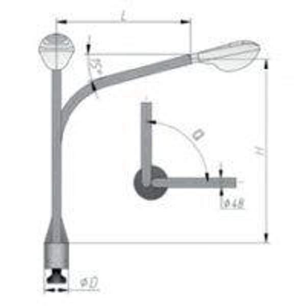 Кронштейн консольный К2К 2,5-2,5-108 (133)