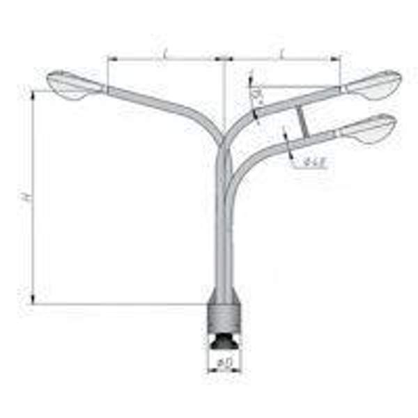 Кронштейн консольный К3К 2-2-108 (133)