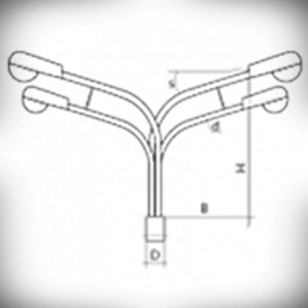 Кронштейн консольный К4К 2,5-2,5-108 (133)