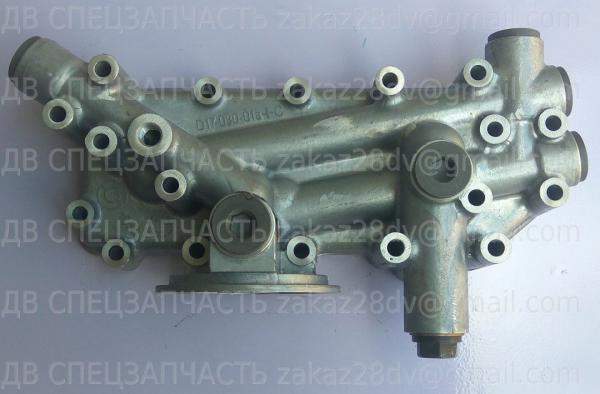 Кронштейн масляного фильтра D17-030-01 / Двигатель Shanghai SC8DK280Q3 (евро 3)