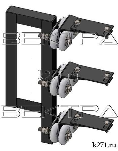 Кронштейн троллейный К-34БУ с ДТ-2Д