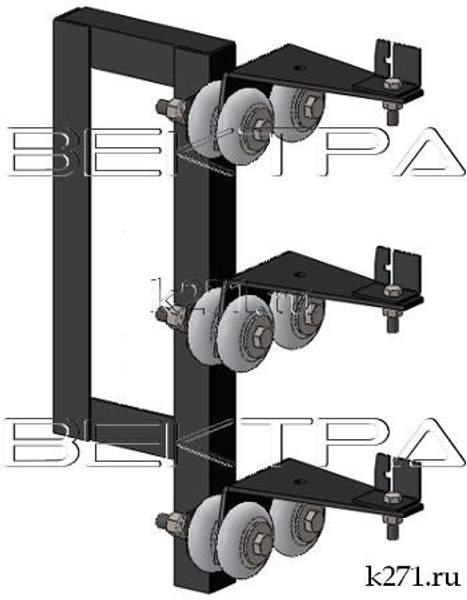 Кронштейн троллейный К34БУ2 с ДТ-2И-МУ2