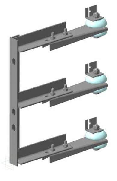 Кронштейн троллейный К43МУ1