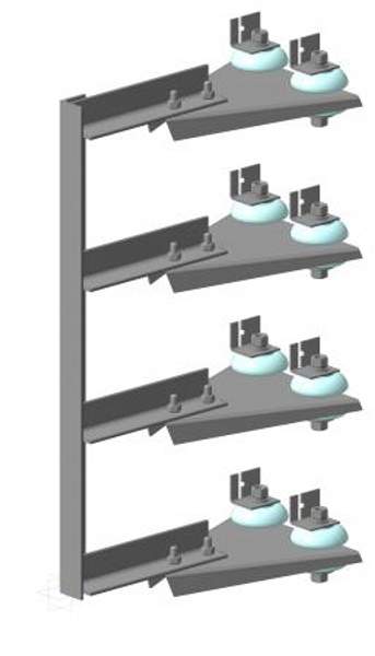 Кронштейн троллейный К45У1