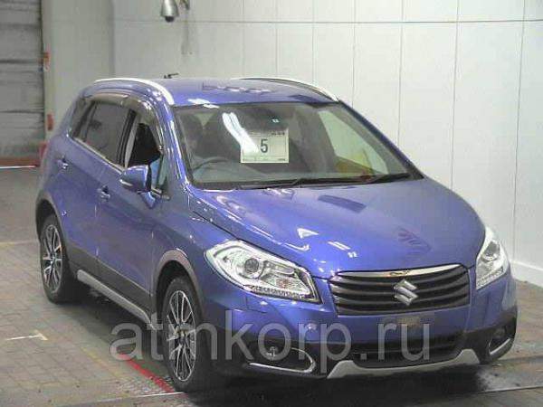 Кроссовер 2 поколение SUZUKI SX-4 S CROSS класса SUV кузов YB22S гв 2015 4WD пробег 17 тыс км цвет синий