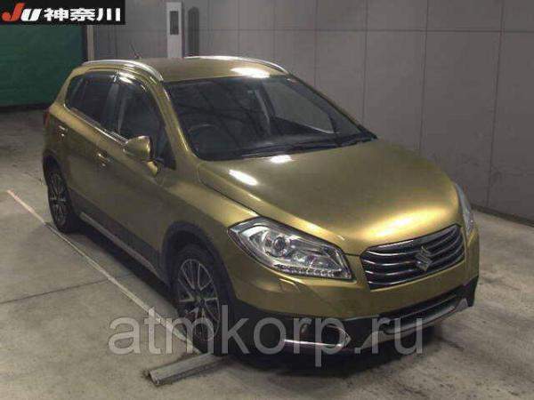 Кроссовер 2 поколение SUZUKI SX-4 S CROSS класса SUV кузов YB22S гв 2015 4WD пробег 85 тыс км цвет оливковый