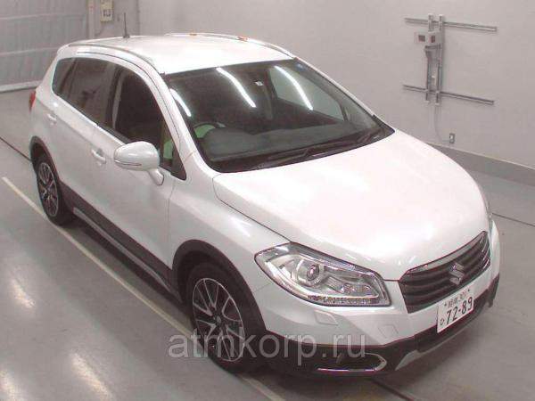 Кроссовер 2 поколение SUZUKI SX-4 S CROSS класса SUV кузов YB22S гв 2015 4WD пробег 9 тыс км цвет белый