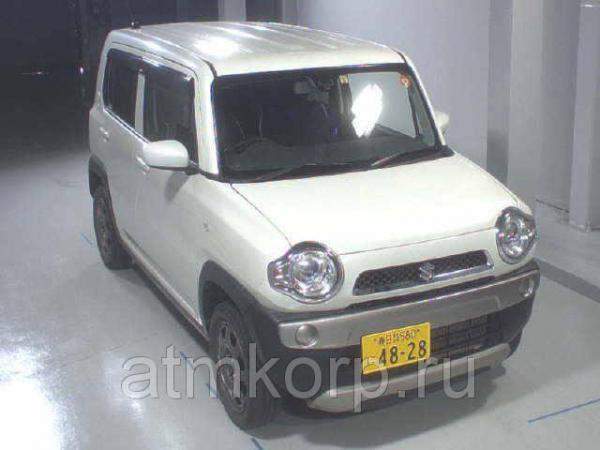 Кроссовер класса компакт SUZUKI HUSTLER кузов MR31S гв 2014 пробег 27 тыс км цвет белый жемчуг