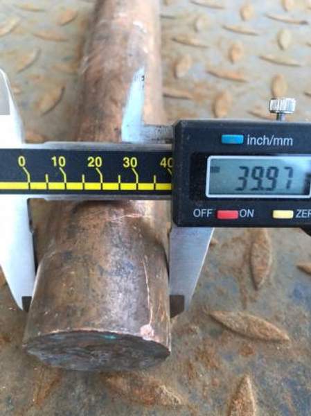 Круг медный 40 мм M1